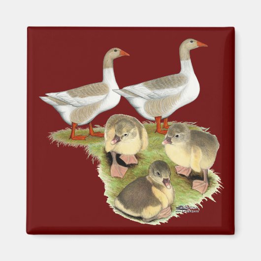 Spitz Gänse Magnet (Vorne)