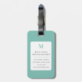 Spitz Gepäckmarke Gepäckanhänger (Rückseite vertikal)