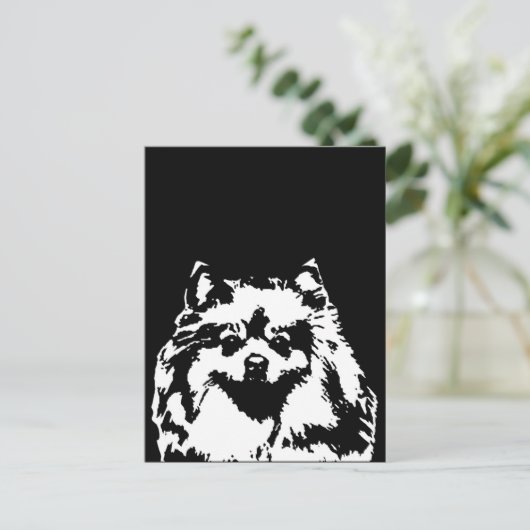 Spitz Geschenke - Postkarte (Stehend Vorderseite)