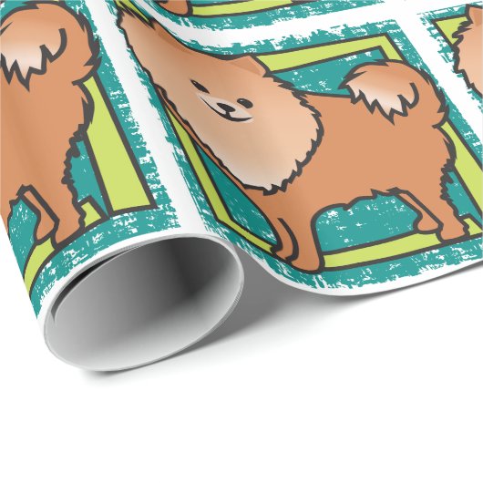 Spitz Geschenkpapier (Rolleneckpunkt)