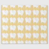 Spitz Geschenkpapier Gelb Karamelll (Flach)