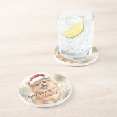 Spitz Gewartet Weihnachten Getränkeuntersetzer (Seite)