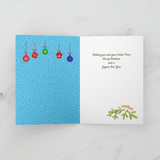 Spitz glauben an Weihnachten (Innenseite)