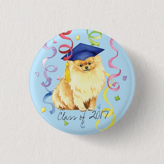 Spitz Graduate Button (Vorderseite)