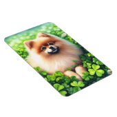 Spitz Grüne Kleeblätter flexibel Magnet (Rechte Seite)