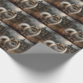 Spitz Halloween Beängstigend Geschenkpapier (Ecke)