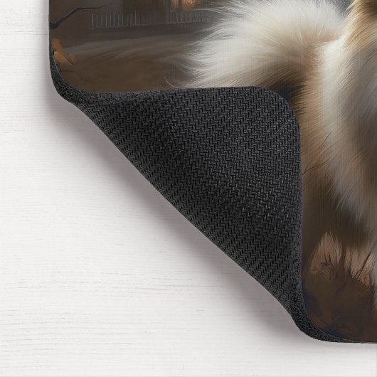 Spitz Halloween Beängstigend Mousepad (Ecke)