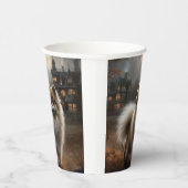 Spitz Halloween Beängstigend Pappbecher (Rechts)