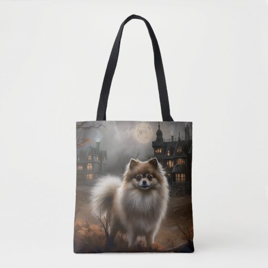 Spitz Halloween Beängstigend Tasche (Vorderseite)