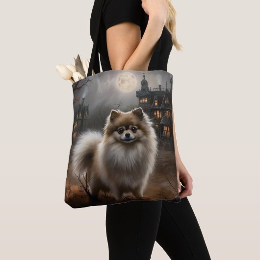 Spitz Halloween Beängstigend Tasche (Von Nahem)