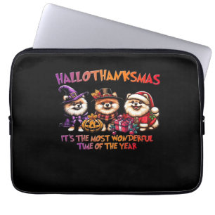 Spitz Halloween Erntedank Weihnachtsklasse Laptopschutzhülle