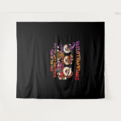 Spitz Halloween Erntedank Weihnachtsklasse Wandteppich (Vorderseite (Horizontal))