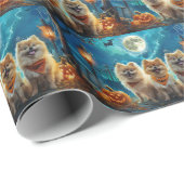Spitz Halloween Spooky Geschenkpapier (Rolleneckpunkt)