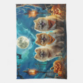 Spitz Halloween Spooky Geschirrtuch (Vertikal)