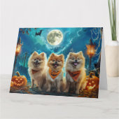 Spitz Halloween Spooky Karte (Vorderseite)