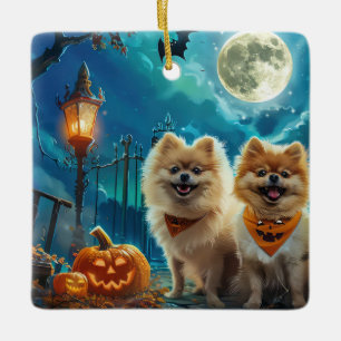 Spitz Halloween Spooky Keramikornament