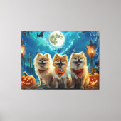 Spitz Halloween Spooky Leinwanddruck (Vorderseite)