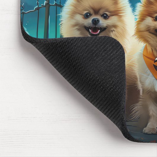 Spitz Halloween Spooky Mousepad (Ecke)