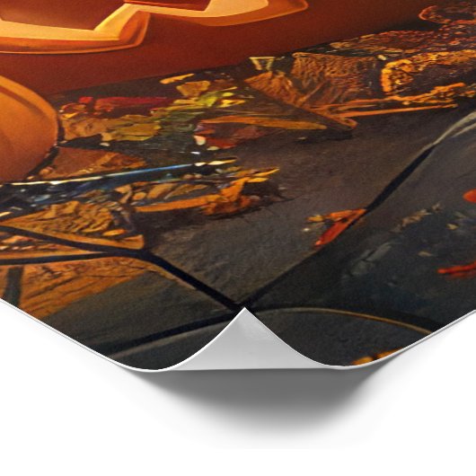 Spitz Halloween Spooky Poster (Ecke)