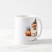 Spitz Halloween Tasse mit Personalisiertem Namen (VorderseiteRechts)