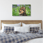 Spitz-Headshot-Sitzung Leinwanddruck (Insitu (Schlafzimmer))