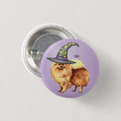 Spitz Hexe Button (Vorne & Hinten)