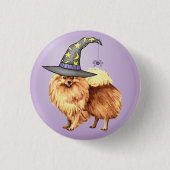 Spitz Hexe Button (Vorderseite)