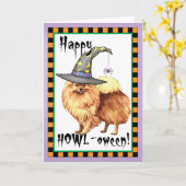 Spitz-Hexe Karte (Gelbe Blume)