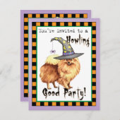 Spitz Hexeneinladung (Vorne/Hinten)