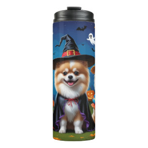 Spitz Hogs Pumpkin Halloween Funny Thermosbecher
