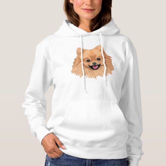 Spitz Hoodie (Vorderseite)