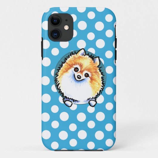 Spitz Hübsch Polka Dots Case-Mate iPhone Hülle (Rückseite)