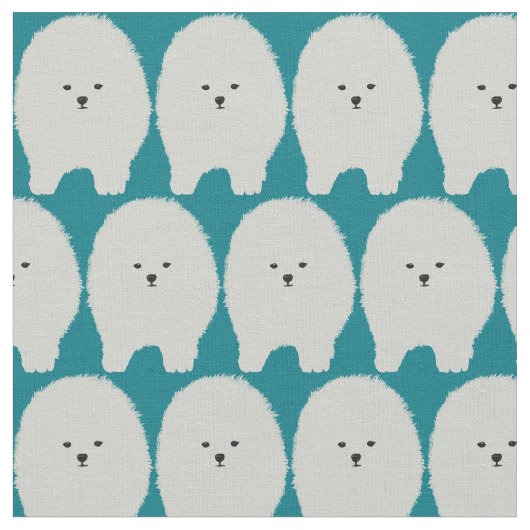 Spitz Hund, flauschig Stoff (Nahaufnahme)