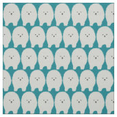 Spitz Hund, flauschig Stoff (Muster)