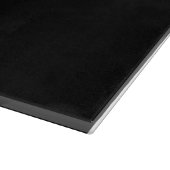 Spitz Hund in Dunkelziegel Schneidebrett (Ecke)