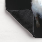 Spitz Hund in dunklen Mousepad (Ecke)