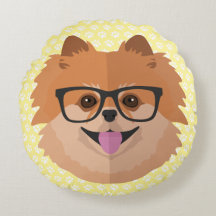 Spitz Hund in Nerd Brille | NIEDLICHER HIPSTER