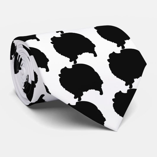 Spitz-Hund Krawatte (Gerollt)