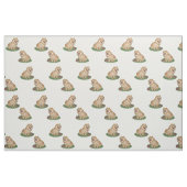 Spitz-Hund mit dem Ball kundengerecht Stoff (Fat Quarter (45,7 x 55,9 cm))