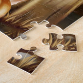 Spitz Hund mit Hexenhut Puzzle (Seite)