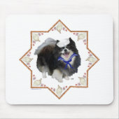 Spitz Hund mit Seashells Mousepad (Vorne)
