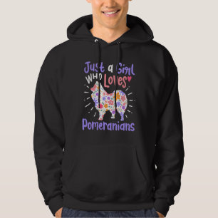 Spitz Hund nur ein Mädchen, die Lieben Hoodie