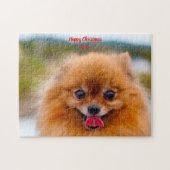 Spitz Hund. Puzzle (Horizontal)