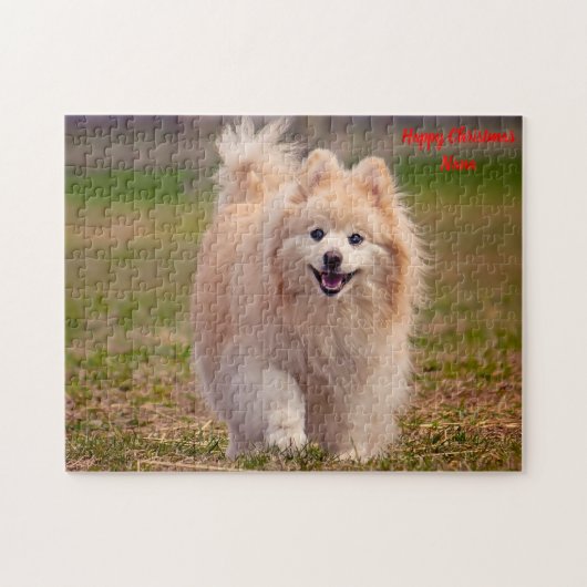 Spitz Hund. Puzzle (Horizontal)
