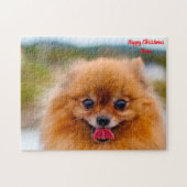 Spitz Hund. Puzzle (Horizontal)