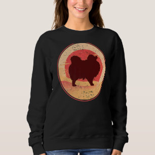 Spitz Hund Retro 22 Sweatshirt