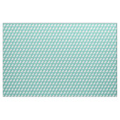 Spitz Hund Silhouette Haustier Aquamarin Stoff (Yard (91,4 cm))