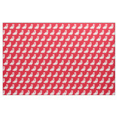 Spitz Hund Silhouette Haustier Rot Stoff (Fat Quarter (45,7 x 55,9 cm))
