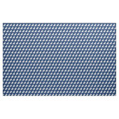 Spitz Hund Silhouette Pet Navy Blue Stoff (Yard (91,4 cm))