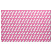 Spitz Hund Silhouette Pet Pink Stoff (Fat Quarter (45,7 x 55,9 cm))